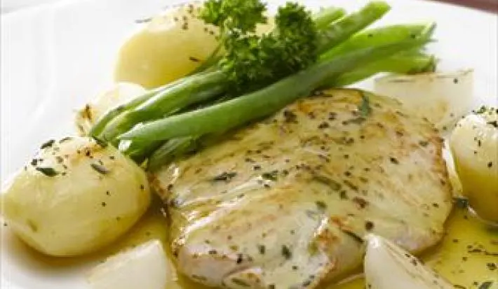 Filetes de Pavo al Ajo y Estragón