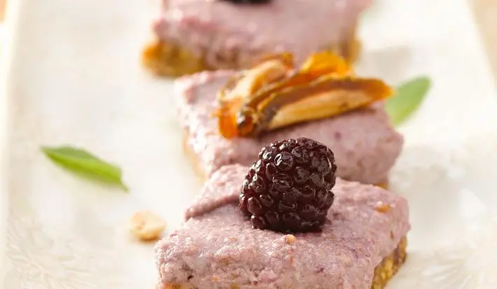 Tarta de Moras sin Horno