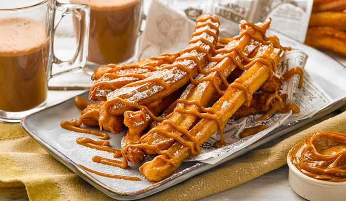 churros con manjar churros con manjar
