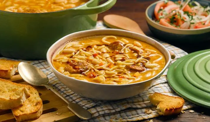 Receta Porotos con Rienda