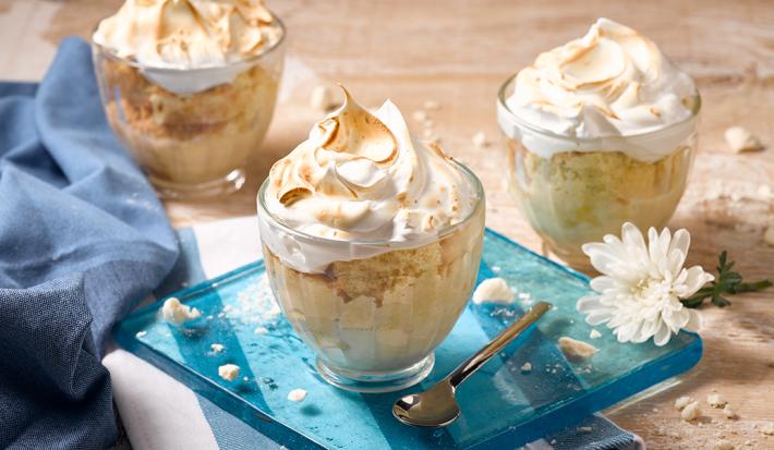 Tres leches en copas