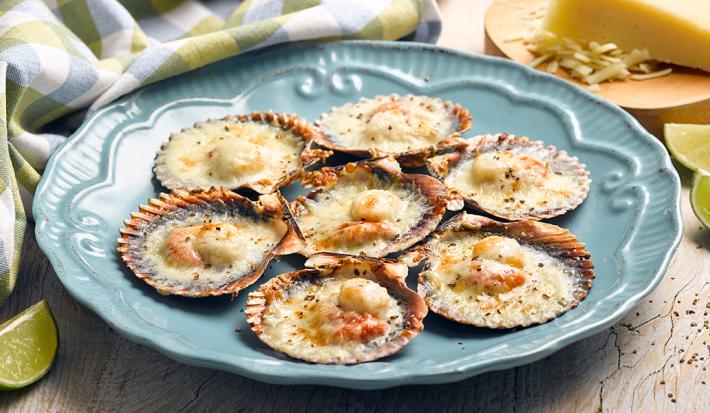 Ostiones gratinados Ostiones gratinados