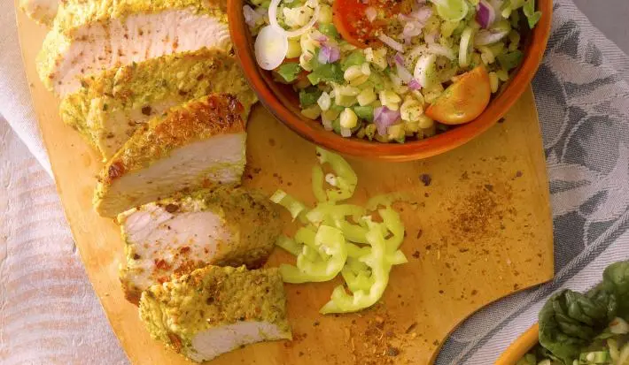Ensalada para acompañar pavo horneado