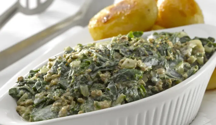 Guisado de Espinacas con Carne