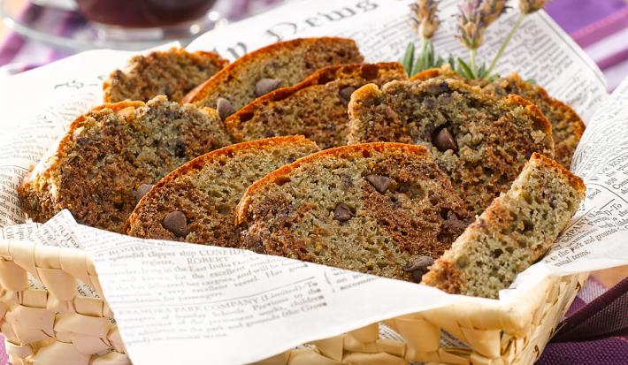 Queque Marmoleado de Lavanda y Chocolate sin Azúcar Queque Marmoleado de Lavanda y Chocolate sin Azúcar