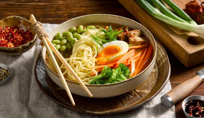 Ramen de verduras