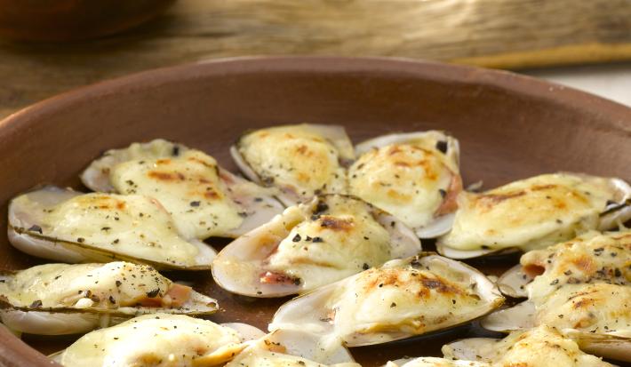 Machas a la Parmesana Machas a la Parmesana