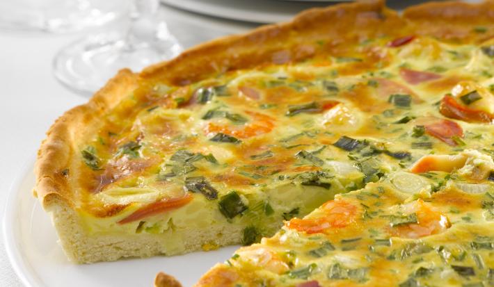 Quiche de Mariscos y Cebollín