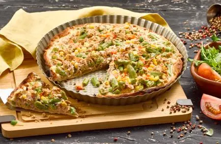 Tarta fácil de Atún y Verduras