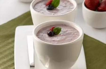 Tacitas de Cereal estrellitas, Chocolate y Fruta