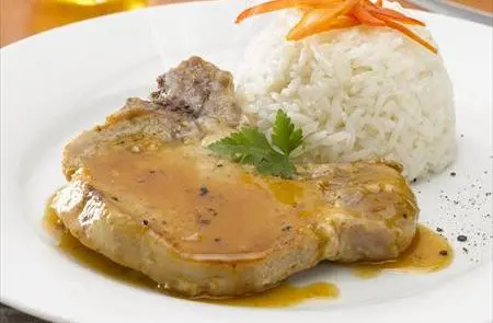 Chuletas de Cerdo Agridulce