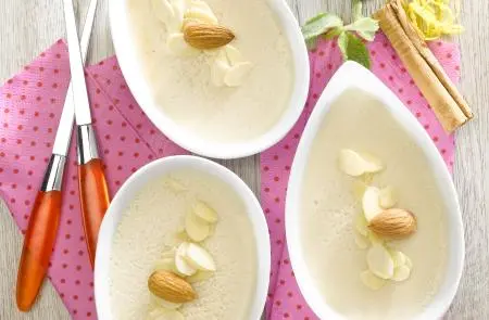 Pannacotta Liviana de Peras con Almendras