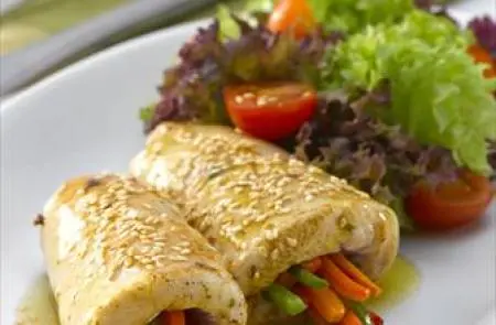 Rollitos de Pavo rellenos con Verduras