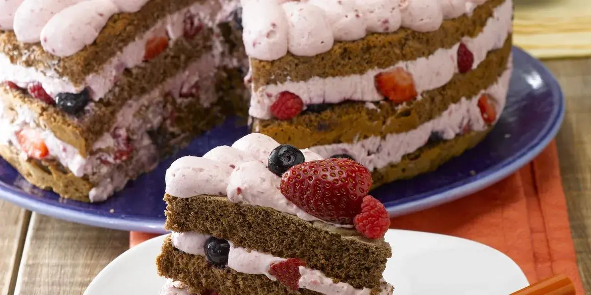 Torta de berries para celebrar