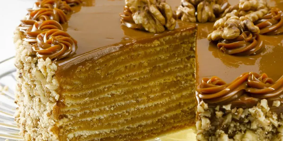 torta panqueques de manjar 