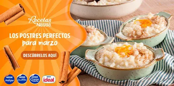 Postres perfectos para marzo 
