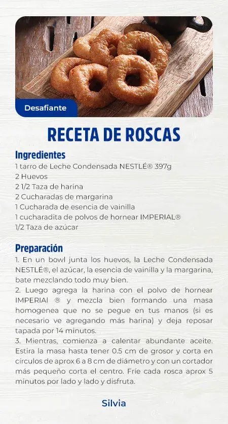 Receta de roscas