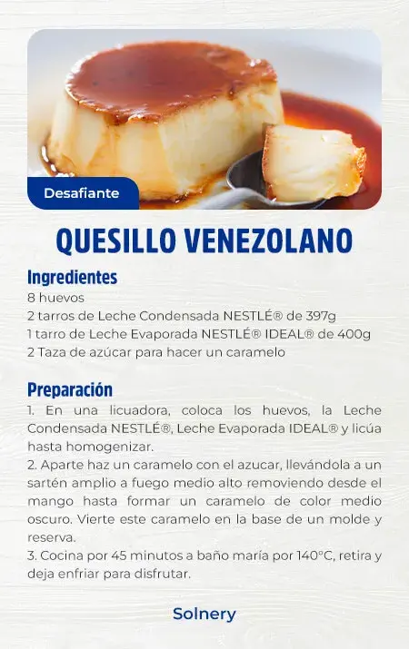 Quesillo venezolano