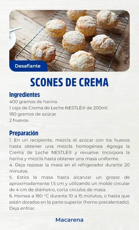 Scones de crema