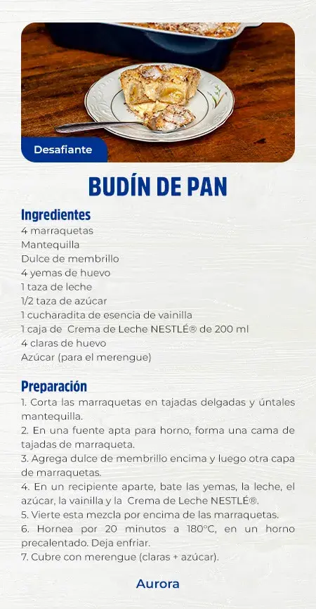 Budín de pan