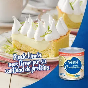 Pie de Limón más firme por su cantidad de proteína