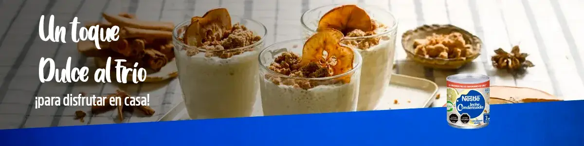 Un toque dulce a frío Banner
