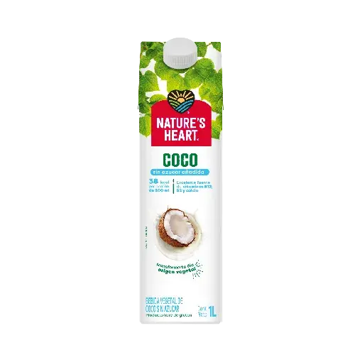 Bebida Vegetal Coco sin azúcar añadida 1 lt