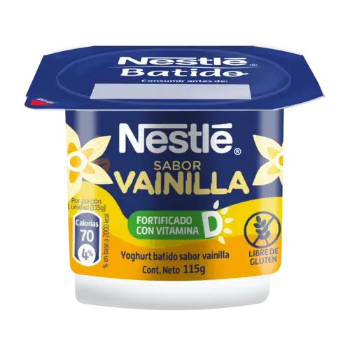 Yogurt Batido Nestlé 115gr sabor Vainilla