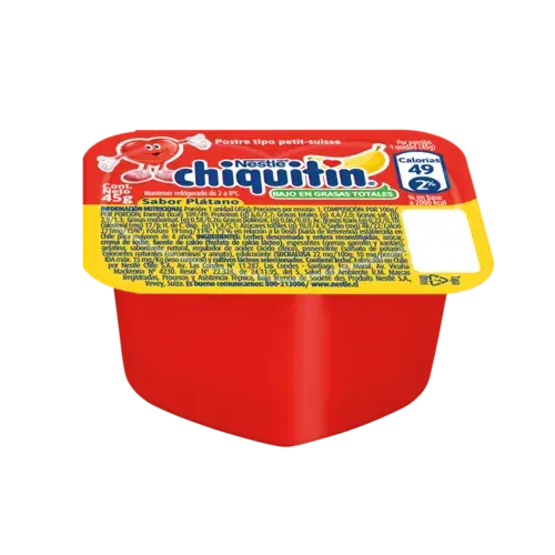 Postre Chiquitín 45 gr sabor Platano