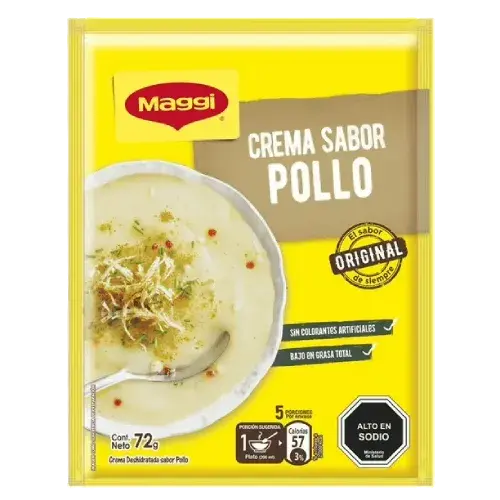 Crema sabor pollo