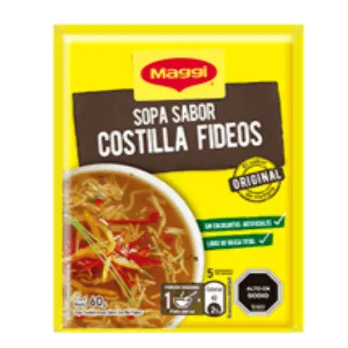 Sopa Costilla de Fideos