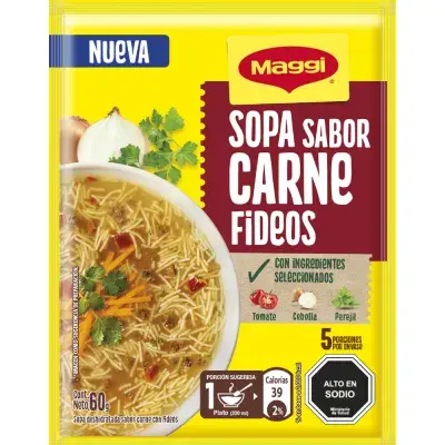 Sopa Carne Fideos