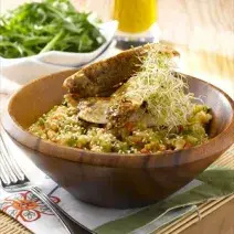 Pollo al Pimentón con Arroz Chaufa